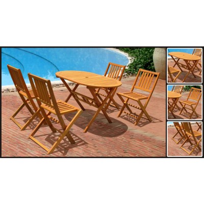 Marcana Folding Bistro Set 1 