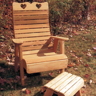 Cedar Royal Country Hearts Patio Chair