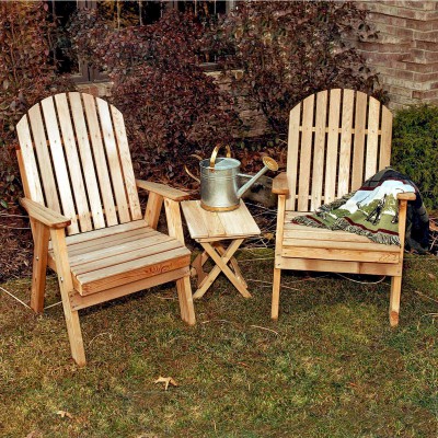 Cedar Fanback Patio Chair