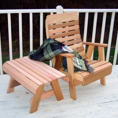 Cedar Twin Ponds Chair & Table Set