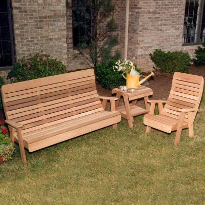 Cedar Twin Ponds Bench & Chair Collection