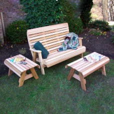 Cedar Twin Ponds Bench Set