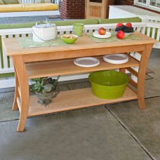 48in  Cedar Entertaining Buffet Table